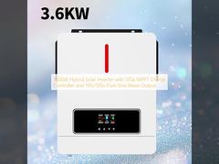 3600W 하이브리드 태양광 인버터 120a MPPT 충전 컨트롤러와 110v/120v 순수 시노파 출력