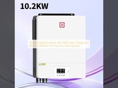 태양 전지 시스템용 160A 태양 전지 충전 및 360VDC/500VDC PV 입력을 가진 10200W 하이브리드 인버터