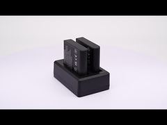 2 팩 1350mAh 3.7V 리온 배터리 충전 안전 과 충전 보호 데모