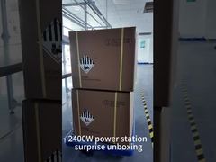 2400W 휴대용 발전소 캠핑 캠핑 및 비상 백업을위한 전원 공급